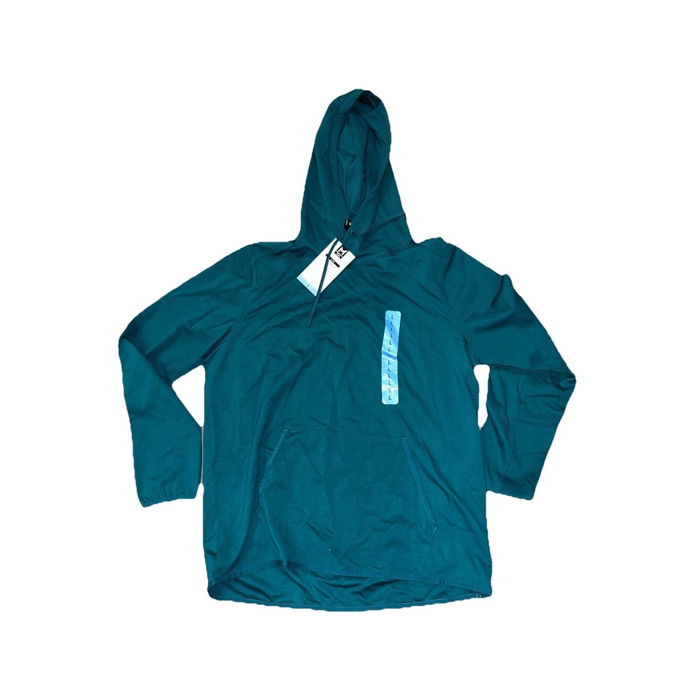 NWT Men's‎ Teal MEMBERS MARK Luxe Hoodie Size Small S